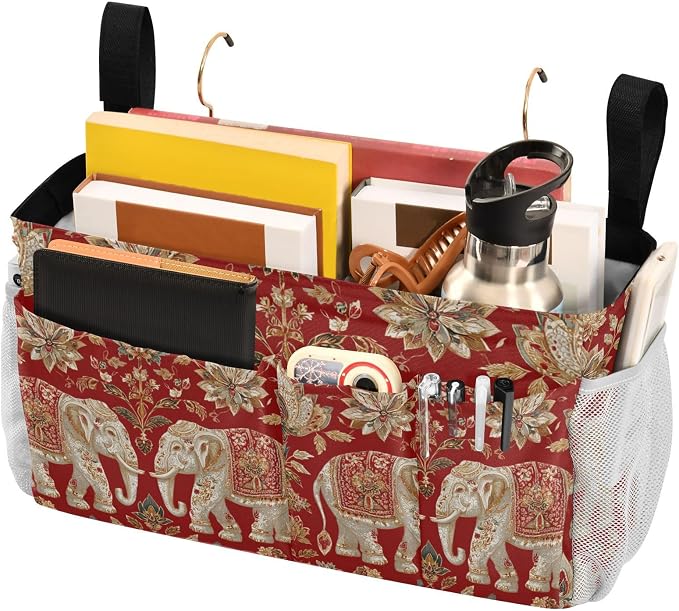 Bedside Caddy Hanging Bunk Bed Caddy Bed Organizer Hanging Pocket - Image 3