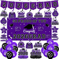 59Pcs Graduation Decorations 2026 Backdrop Balloons Banner Centerpiece Hanging by Yunfan