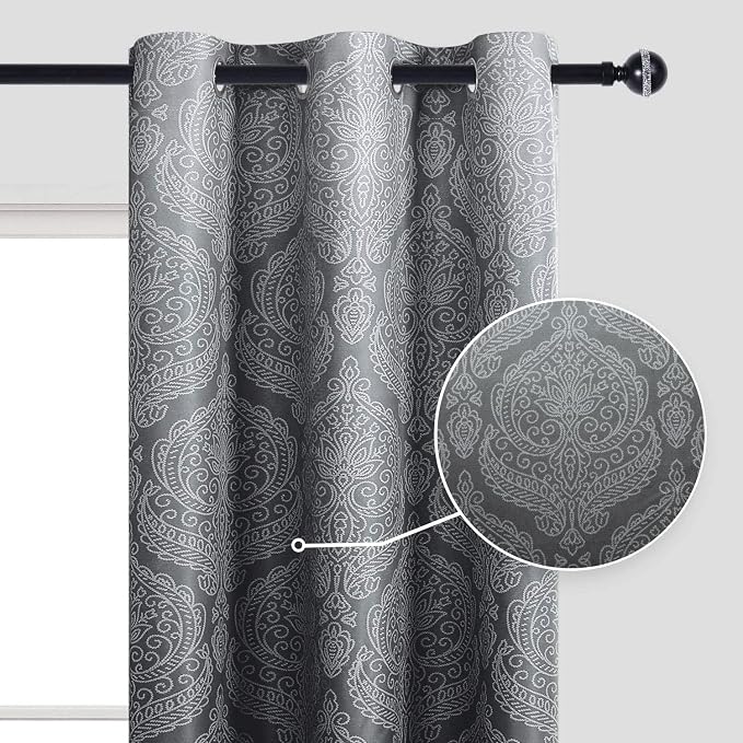 DWCN Black Ombre Short Curtains - Image 2