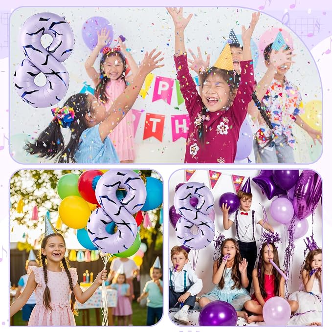 40 Inch Kpop Theme Number 8 Balloon, Birthday Party Decorations - Image 7