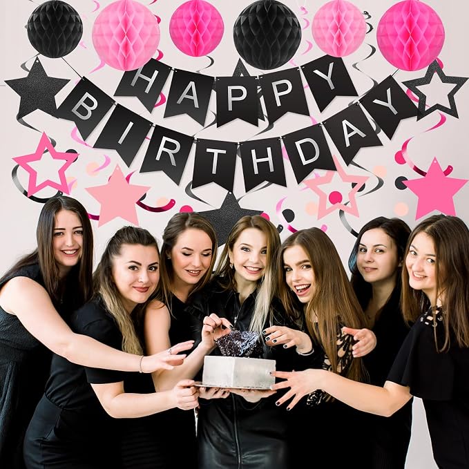 meowtastic Birthday Decorations Happy Birthday Banner - Image 5