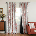 Terracotta Blackout Curtains 95 Inches Long 2 Panels by MEETSKY