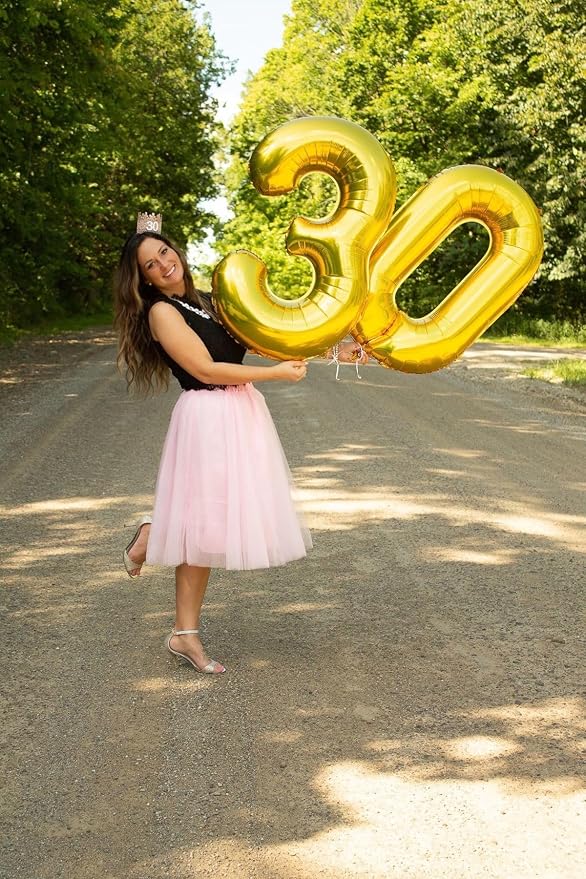 Balloons Number 40 Inch Gold 16 Balloon - Image 4