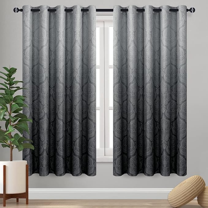 DWCN Ombre Blackout Curtains for Living Room by DWCN