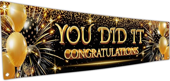 You Did It Banner by Bravita