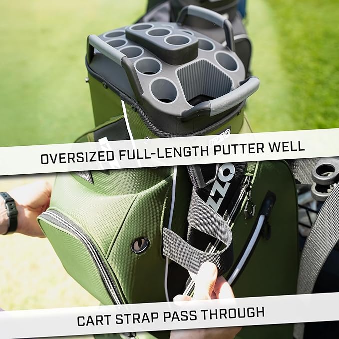 Izzo Ultimate Organizer Golf Cart Bag