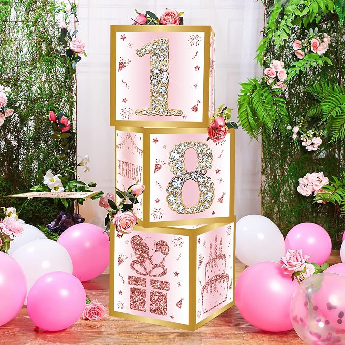 DataMoon 18th Birthday Decorations Boxes - Image 9