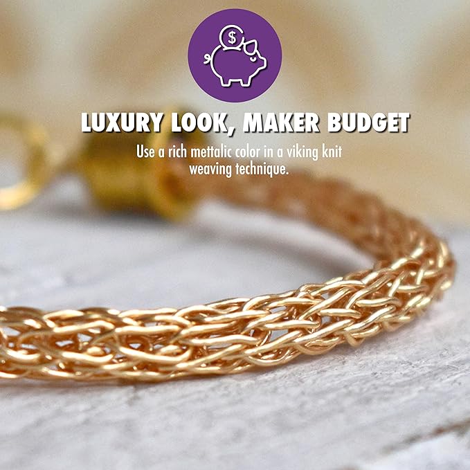 Artistic Wire, 22 Gauge Tarnish Resistant Colored Copper Craft Wire, Antique Brass, 15 yd
