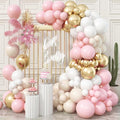 Pink Beige Gold Balloon Garland Arch Kit, 109 Pieces Blush Pastel Pink Peach by Togvu