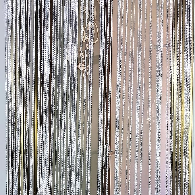 Home Decor Sequin Curtain for Doorway, Door String Curtains, 39x79 inch Closet - Image 5