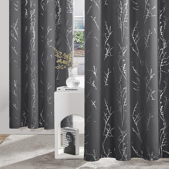 Deconovo Living Room Curtains 72 Inches Long, Thermal Insulated, Room Darkening - Image 3