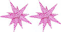 2Pcs 32 Inch Pink Leopard Explosion Star Cheetah Print Balloons/Y2K Party Decor by baoonworlld