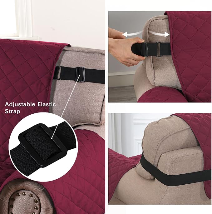 H.VERSAILTEX Reversible Chair Sofa Slipcover Water Repellent Couch Sofa Cover - Image 4