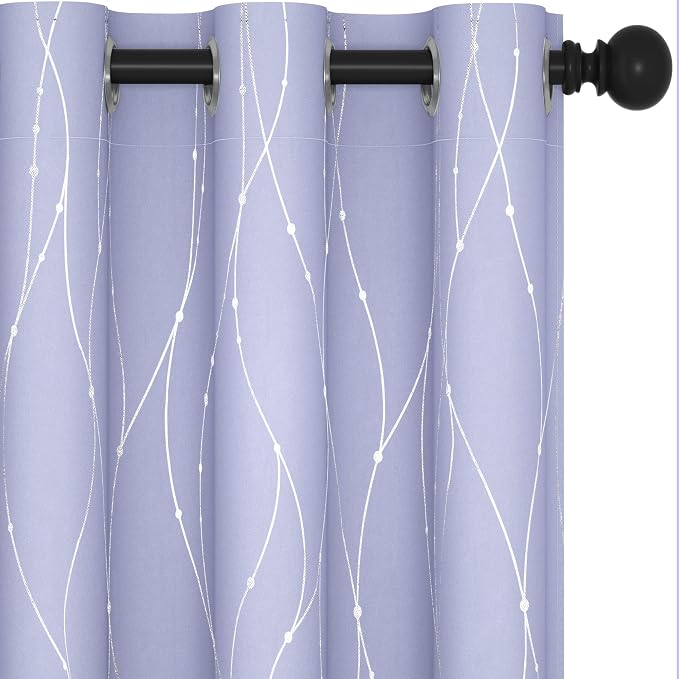 Deconovo Living Room Curtains 54 Inches Long, Thermal Insulated, Room Darkening by Unknown