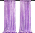 Lavender Sequin Backdrop Curtains Party Photo Glitter Drapes 2 Pcs 2FTx8FT | by B-COOL