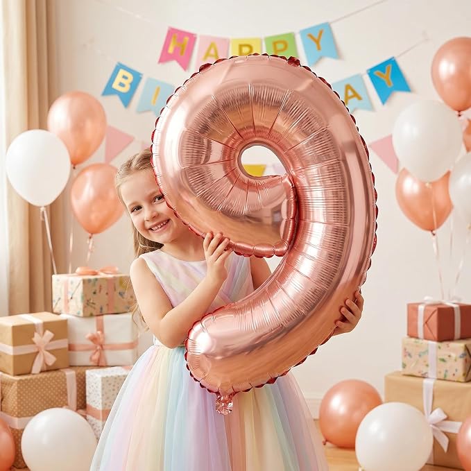 YPSelected 32 Inch Large Foil Helium Number Balloon Birthday Wedding Party 0-9 - Image 2