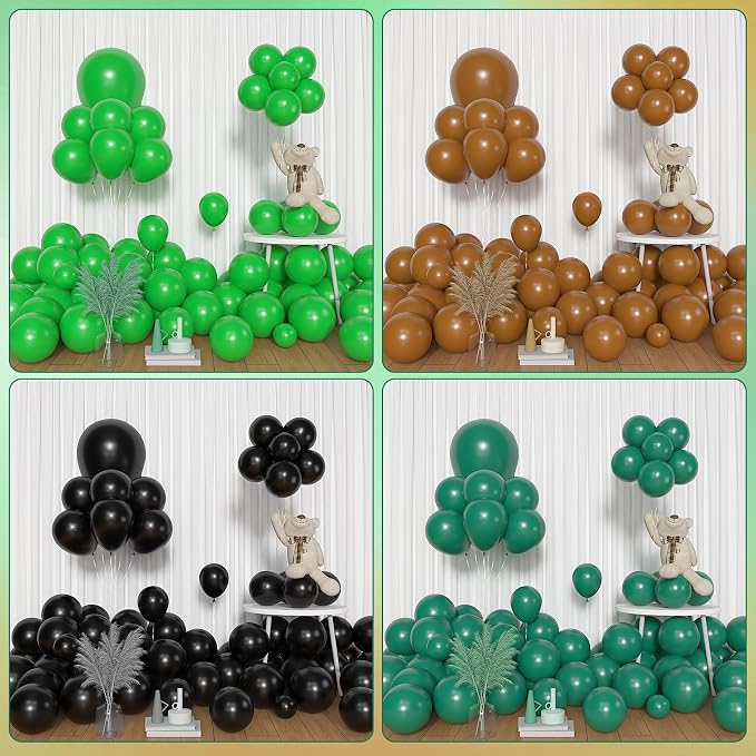 Amandir 153pcs Green and Brown Balloon Garland Arch Kit Different Sizes | 18 12 - Image 6