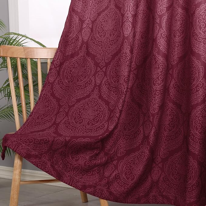 DWCN Ombre Room Darkening Blackout Curtains - Image 3