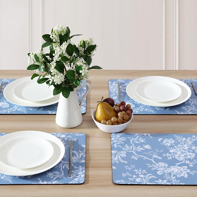 Laura Ashley Cork Placemats, 16 x 12-inch, Walled Garden | Ideal - Image 2
