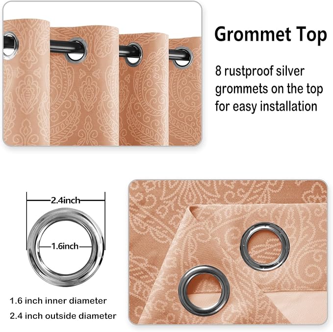 DWCN Ombre Curtains 84 inches Long - Image 5