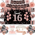 50Pcs Sweet 16 Birthday Party Decorations by Unknown
