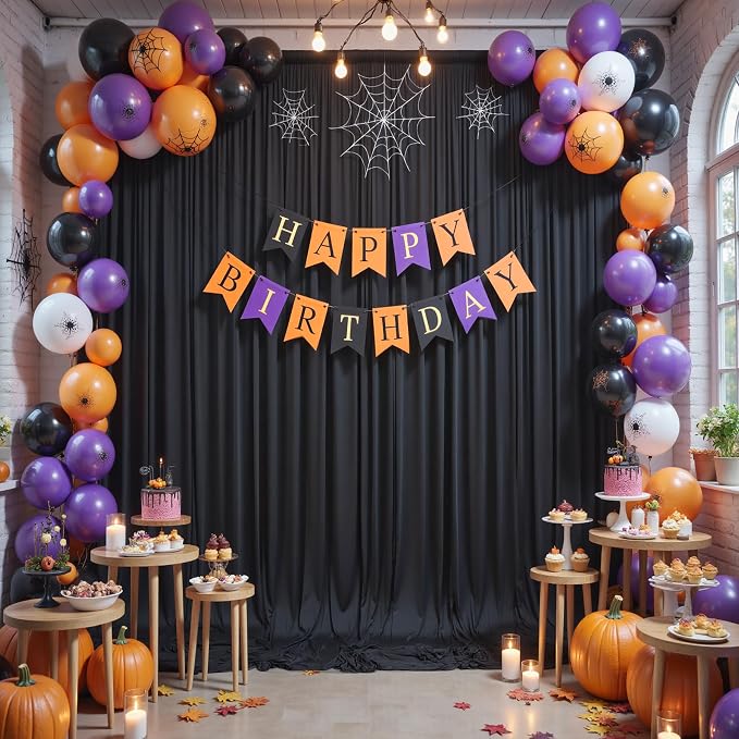 60×14ft Wrinkle Free Black Backdrop Curtain - Image 5