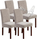 Waterproof Dining Chair Covers Set of 4 Parsons Chair Slipcovers | Double by Genina