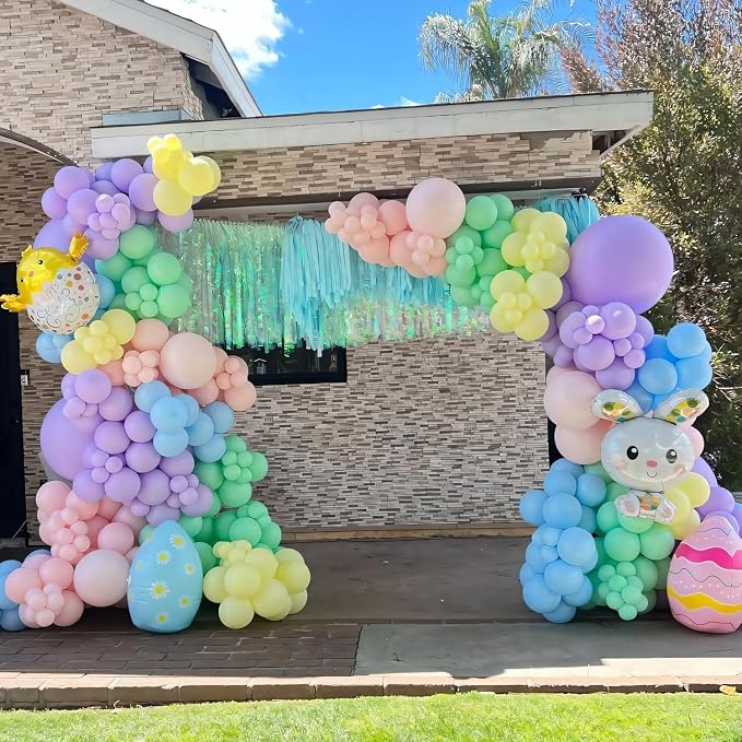 60pcs Pastel Rainbow Balloons 12 Inch Latex Balloon Garland Arch Kit - Image 5