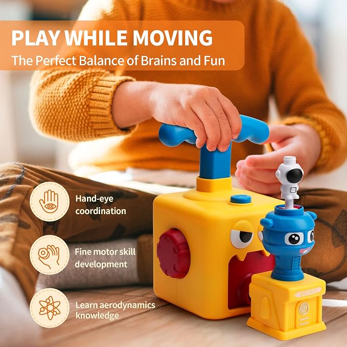 Balloon Launcher Car Toy Set, Balloon Powered Car - Image 4