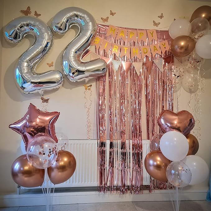 Silver Number 2 Balloon, 40 Inch Large Number Foil Mylar Balloons - Image 5
