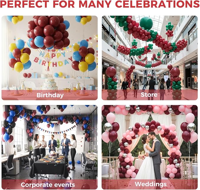 LovesTown 110PCS Latex Balloons, 12inch Helium Party Balloons Arch - Image 5