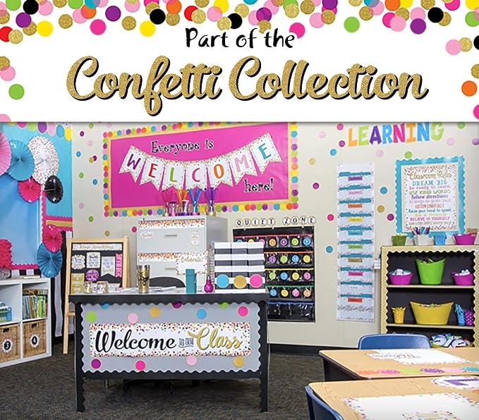 Teacher Created Resources Confetti Happy Birthday Crowns - Image 8