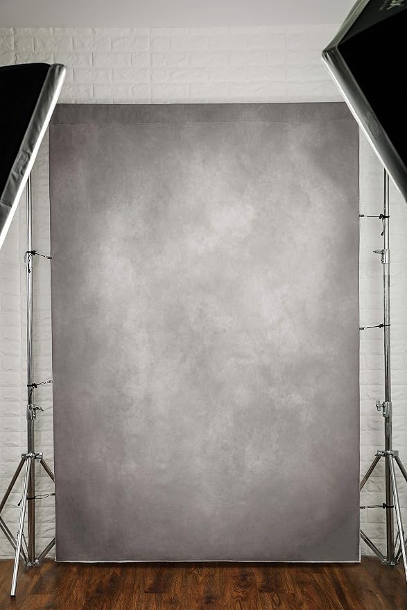 Kate 5x7ft Vintage Backdrops Abstract Grey Portrait Photo Backdrop - Image 3