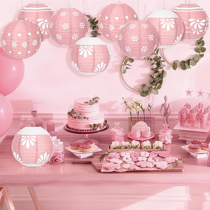 Baquler 12 Pcs Cielito Lindo Hanging Lanterns Party Decorations, 8 Inch Round - Image 7