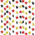 BEISHIDA 6Pcs Black Red and Gold Glitter Star Garland Decor Twinkle Star Banner by Beishida