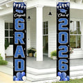 COHIE Congrats Grad Class of 2026 Porch Banner a Set of 2 by COCHIE