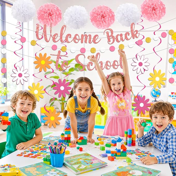 Daisy Welcome Back to School Decorations - Image 2