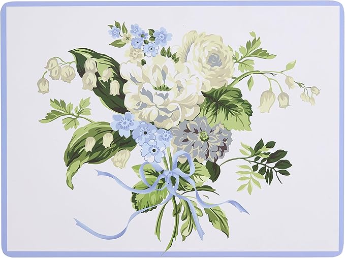 Laura Ashley Cork Placemats, 16 x 12-inch, Lily of the Valley | Ideal - Image 5