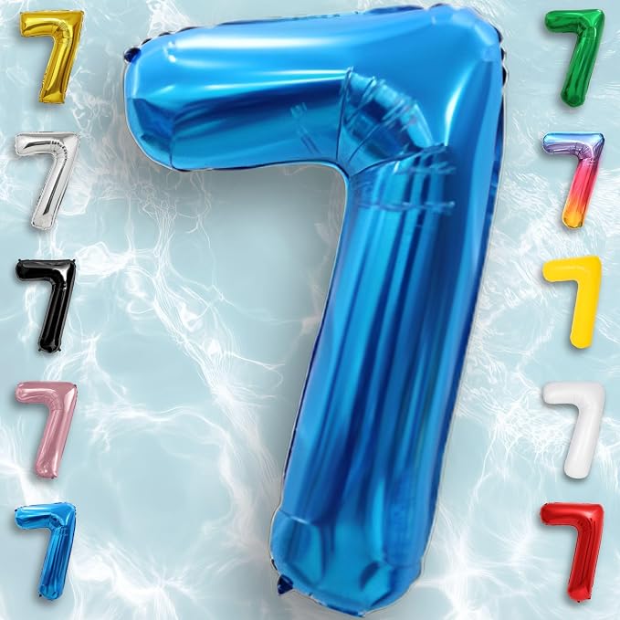 Black Number 0 to 9 Mylar Balloon 40 Inch - Image 5