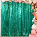 ShinyBeauty 10x10FT Green Sequin Backdrop | Grinch Christmas Photo Background by ShinyBeauty
