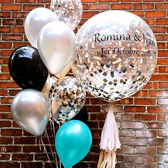 Teal Black Graduation Party Decorations/Turquoise Teal Black Graduation - Image 9