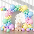 Pastel Balloon Arch Kit, Different Sizes 18 12 10 5 Inch by Unknown