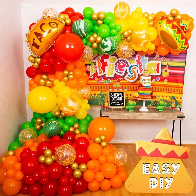 ALL-IN-1 Mexican Balloons Arch Kit & Garland - Image 8