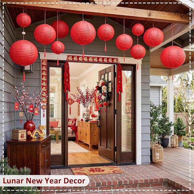 Red Paper Lanterns, bridal showers, restaurants and Chinese Japanese parties - Image 8