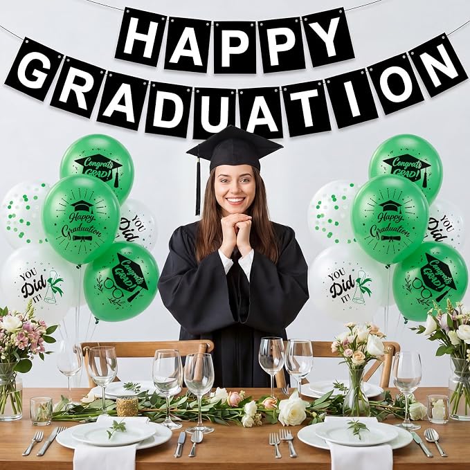 Foilswirl 4 Sets Graduation Party Balloons 2026 Congrats Grad Table - Image 6