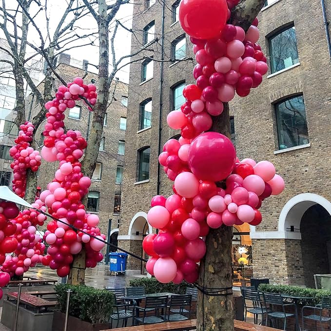 PartyWoo Hot Pink Balloons 50pcs Magenta Fuchsia Color 12 Inch | Balloons - Image 6