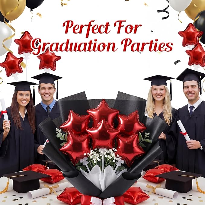 60 Pcs Mini Star Self Inflatable Balloons Bulk - Image 4