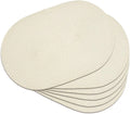 Placemats Set of 6, Woven Oval Braided Dining Table Mats | 12 x 17.5 Inch Size by Noctiflorous