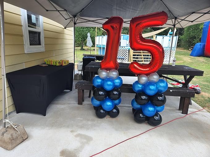 25 Balloon Numbers 40Inch for 25th Year Old Birthday Decorations, Inflation - Image 2
