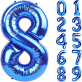 Number Balloons Navy Blue Balloons by United-UnicornsParty